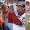 “Phillies Karen arguing over home run ball at Phillies vs Marlins game”